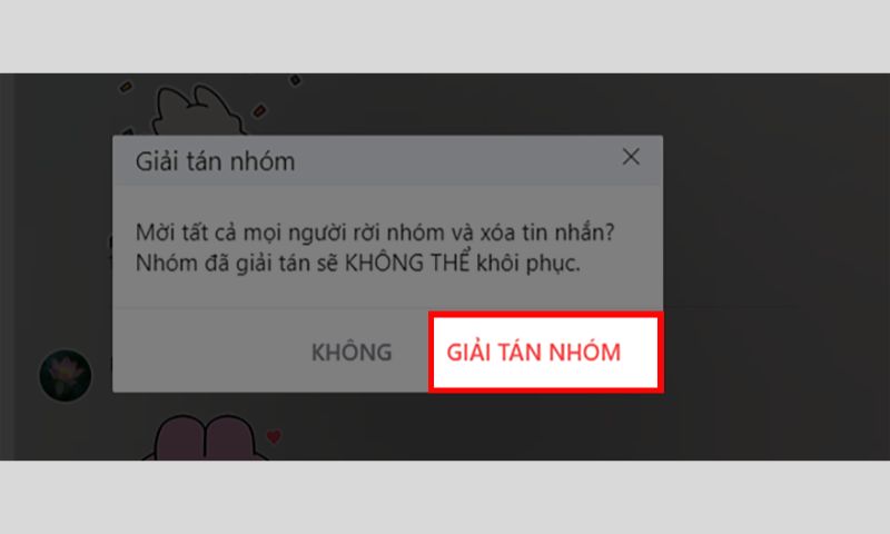 cách xóa nhóm Zalo