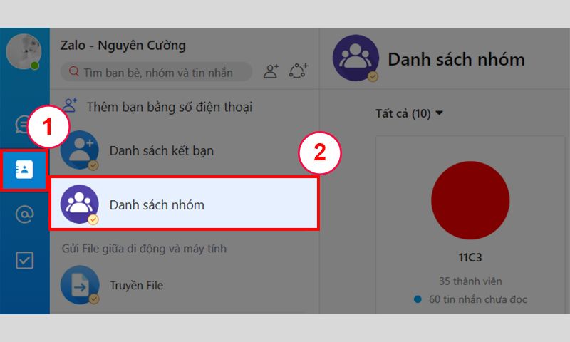 cách xóa nhóm Zalo