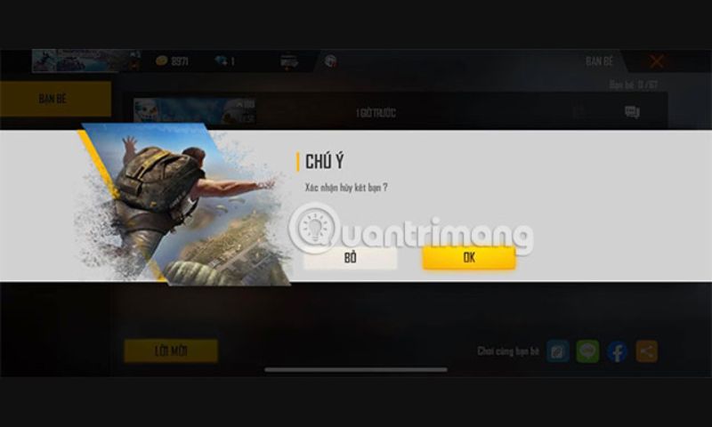 cách xóa kết bạn trong Free Fire