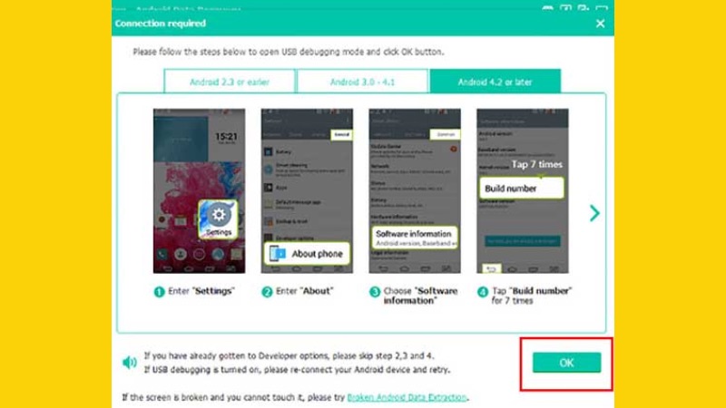 Khôi phục dữ liệu đã xoá bằng FonePaw Android Data Recovery