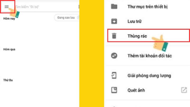 Cách khôi phục ảnh, video đã xoá trên điện thoại Android bằng Google Photos