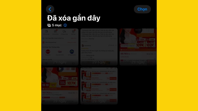 Khôi phục ảnh, video đã xoá trên điện thoại Android từ thùng rác thư viện