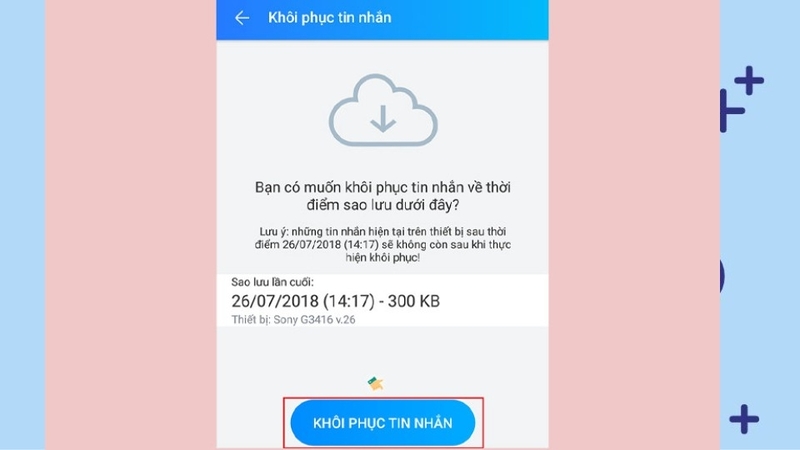 Có thể khôi phục tin nhắn Zalo đã xóa từ lâu chưa sao lưu không?