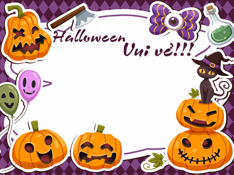 mẫu thiệp Halloween