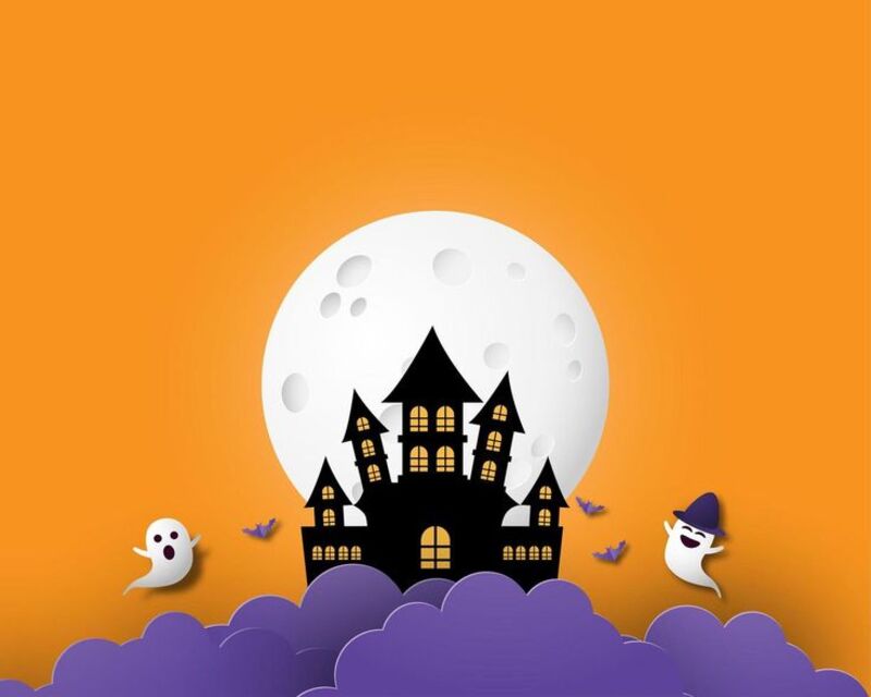 mẫu thiệp Halloween