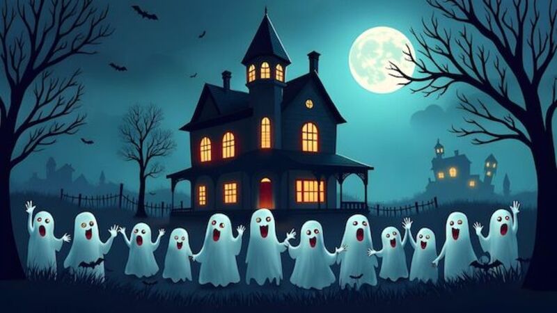 mẫu thiệp Halloween