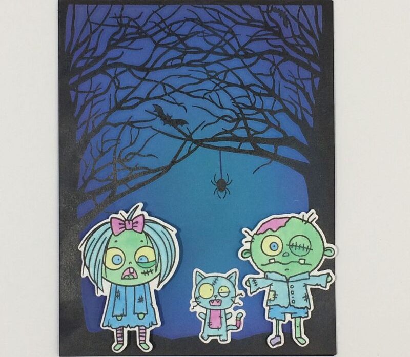 Thiệp Halloween chủ đề Zombie