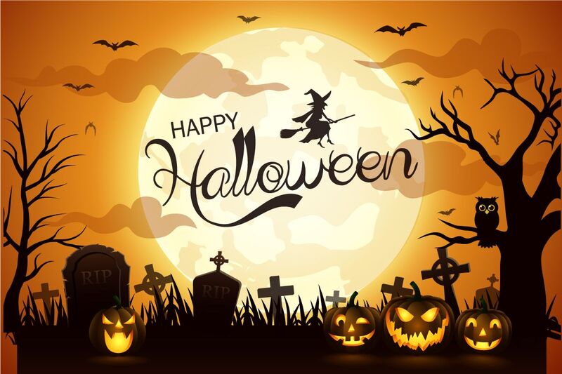 Thiệp Halloween chủ đề bí ngô