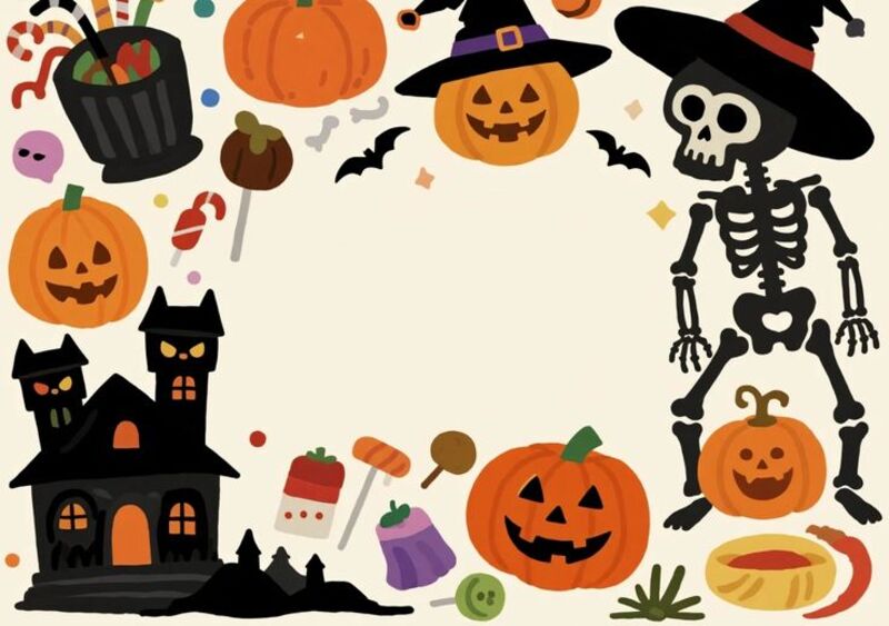 mẫu thiệp Halloween