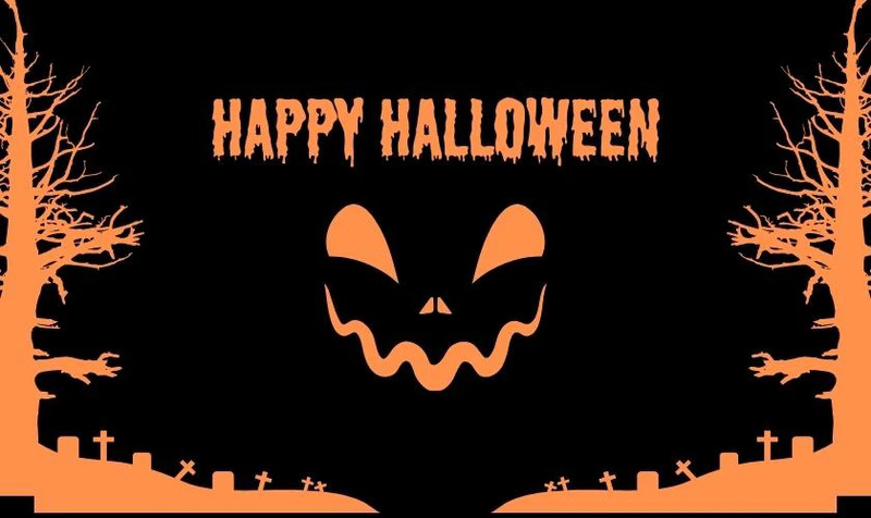mẫu thiệp Halloween
