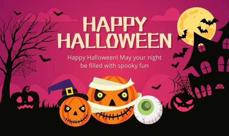 mẫu thiệp Halloween