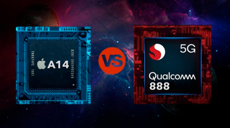 a14 bionic vs snapdragon 888