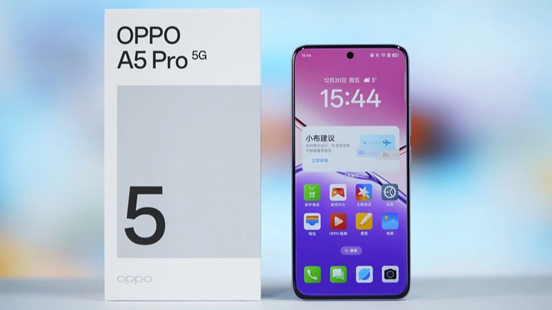 Oppo A5 Pro 5G – Mỏng nhẹ, tinh tế đến từng chi tiết