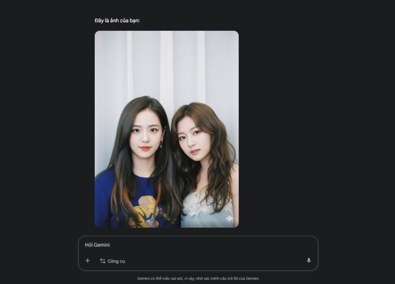 Cách tạo ảnh cùng idol bằng Gemini Polaroid AI