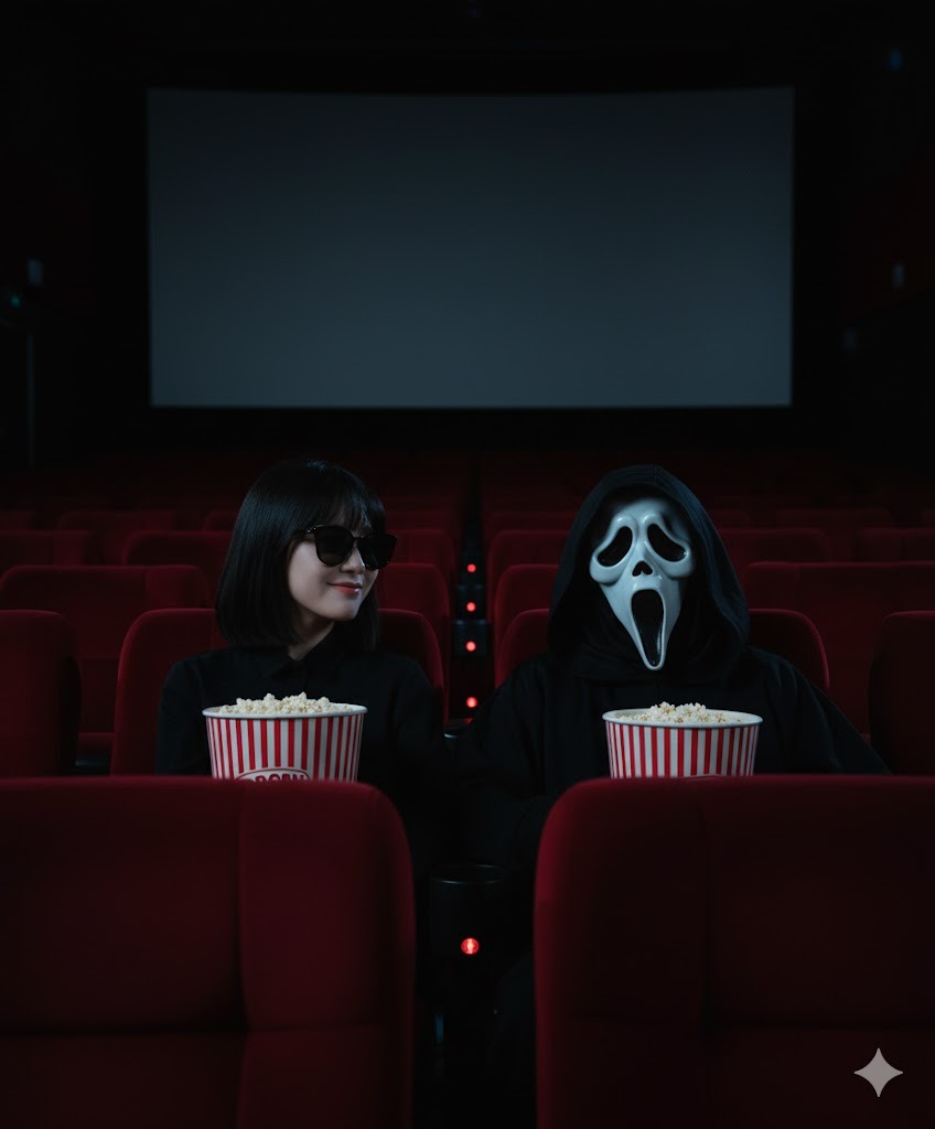 Prompt “Cinema Scene” – Buổi hẹn kỳ lạ trong rạp phim