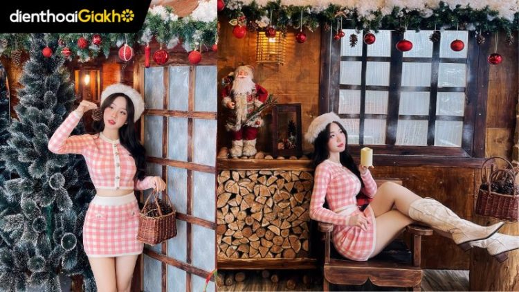 quán cà phê decor Noel Tháng 10