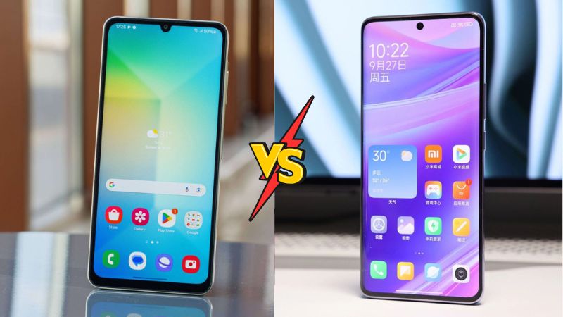 Nên chọn Samsung Galaxy A07 hay Xiaomi Note 14?