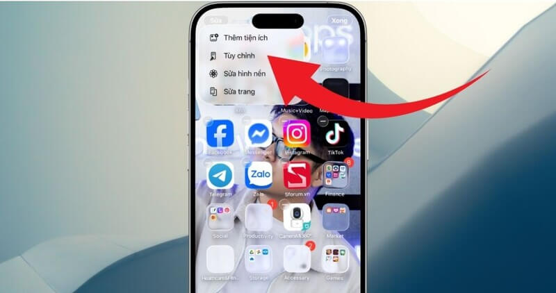 Cách tạo hình nền 3D ngay trên iOS 26 đơn giản 2