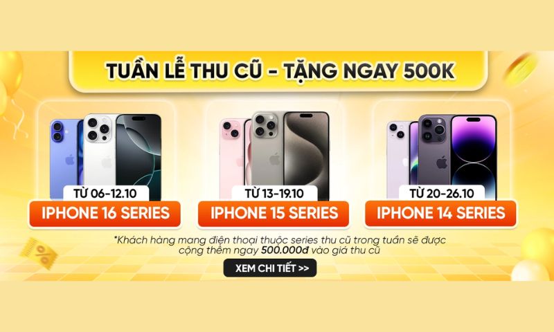 Tháng 10 này thu mua điện thoại cũ quận 8 ở Giá Kho có chương trình ưu đãi nào?