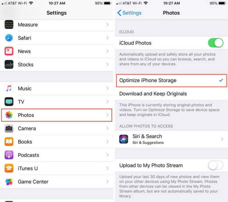 Xóa ứng dụng ít dùng hoặc dữ liệu tạm