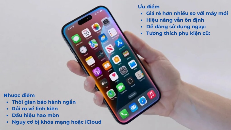 Ưu điểm và nhược điểm khi mua iPhone đã Active