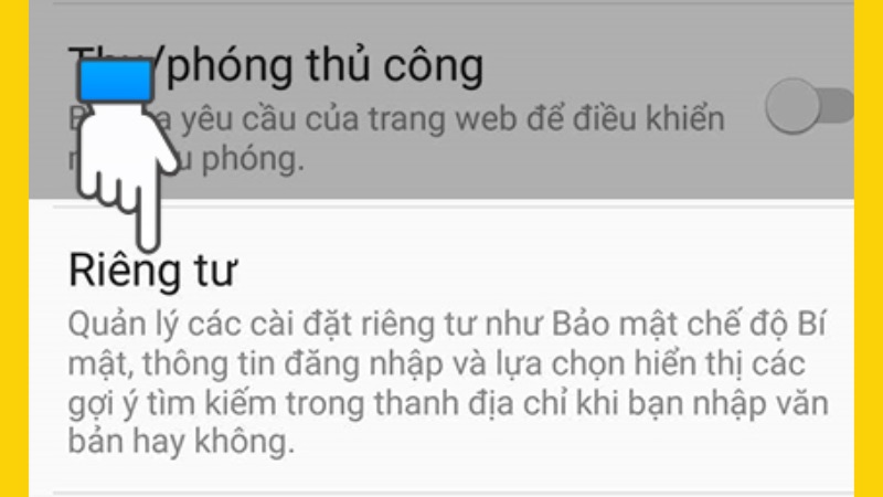 Cách xoá dữ liệu duyệt web trên Android để tăng tốc độ máy
