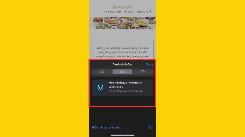 Cách xoá dữ liệu duyệt web theo mốc thời gian cụ thể trên iPhone