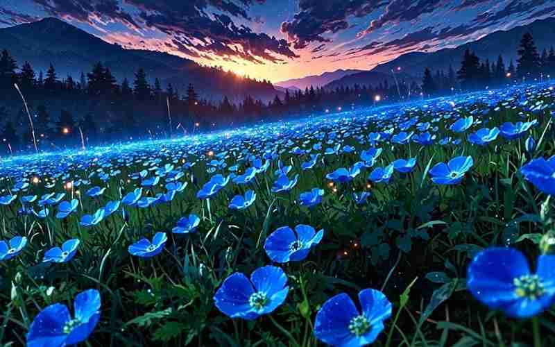 Ảnh nền máy tính vườn hoa