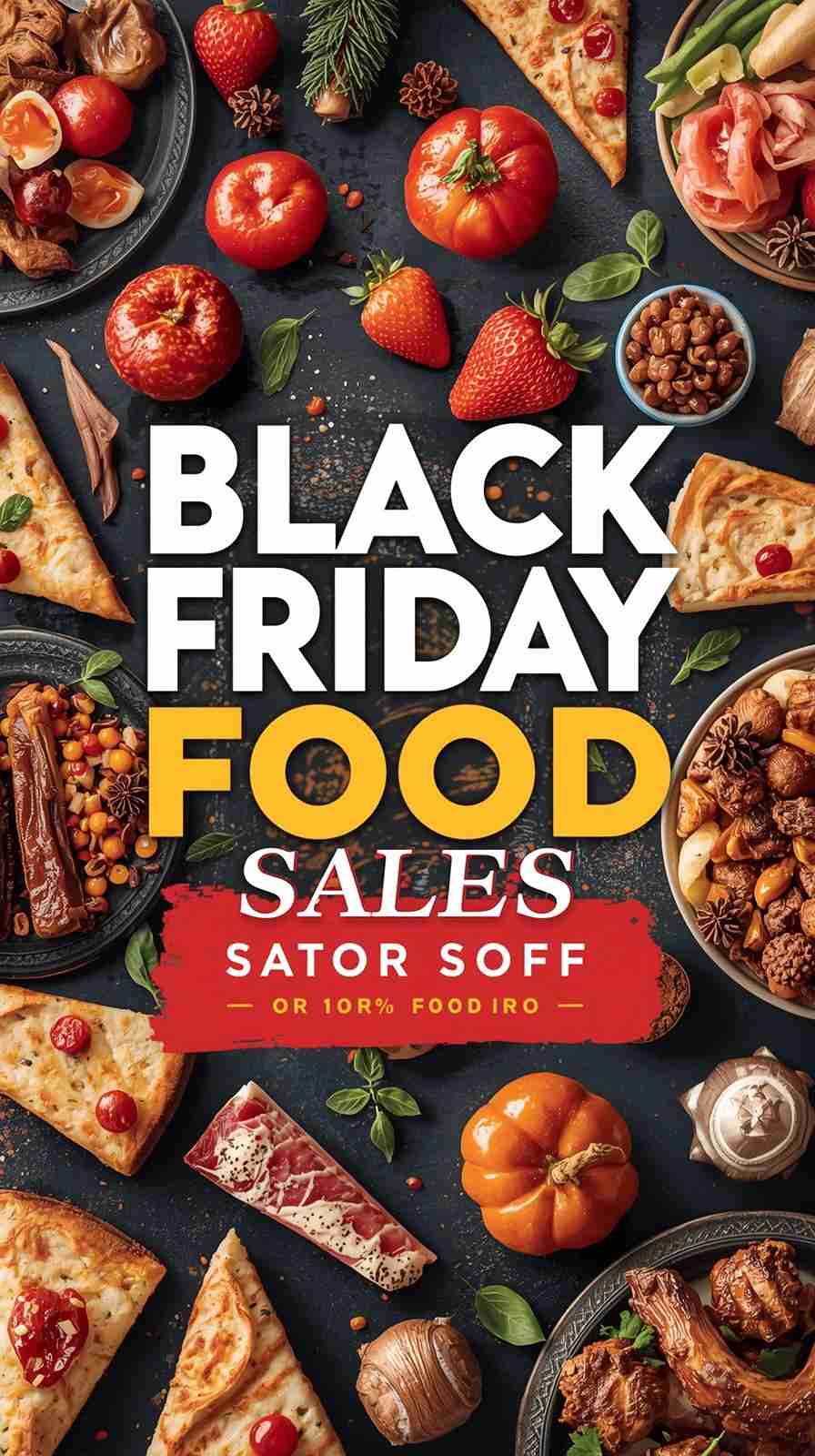 Black Friday Poster food