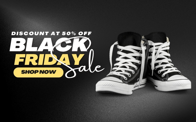 Black Friday Shoe Sale Banner