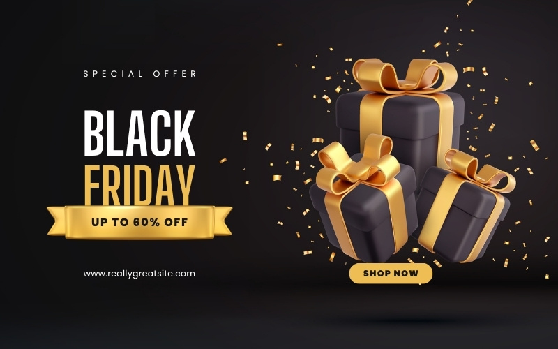Đặc điểm nhận diện của một Black Friday Banner thu hút