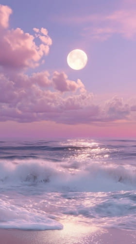 Hình ảnh mặt trăng nênn thơ