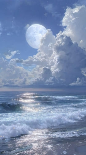 Hình nền bầu trời và biển