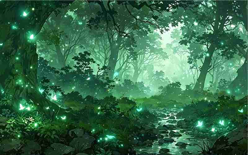 Hình nền không gian 3D máy tính