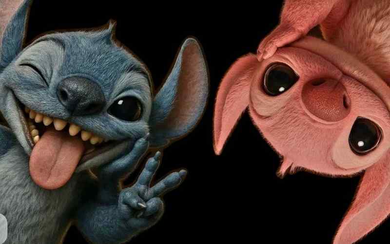 Hình nền máy tính stitch đáng yêu
