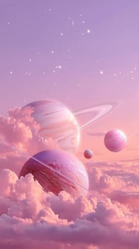 Hình nền vũ trụ huyền ảo