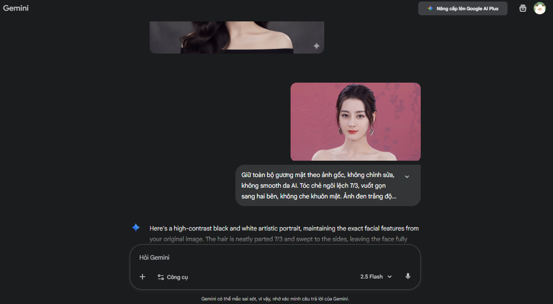 cách tạo ảnh chân dung bằng Gemini 