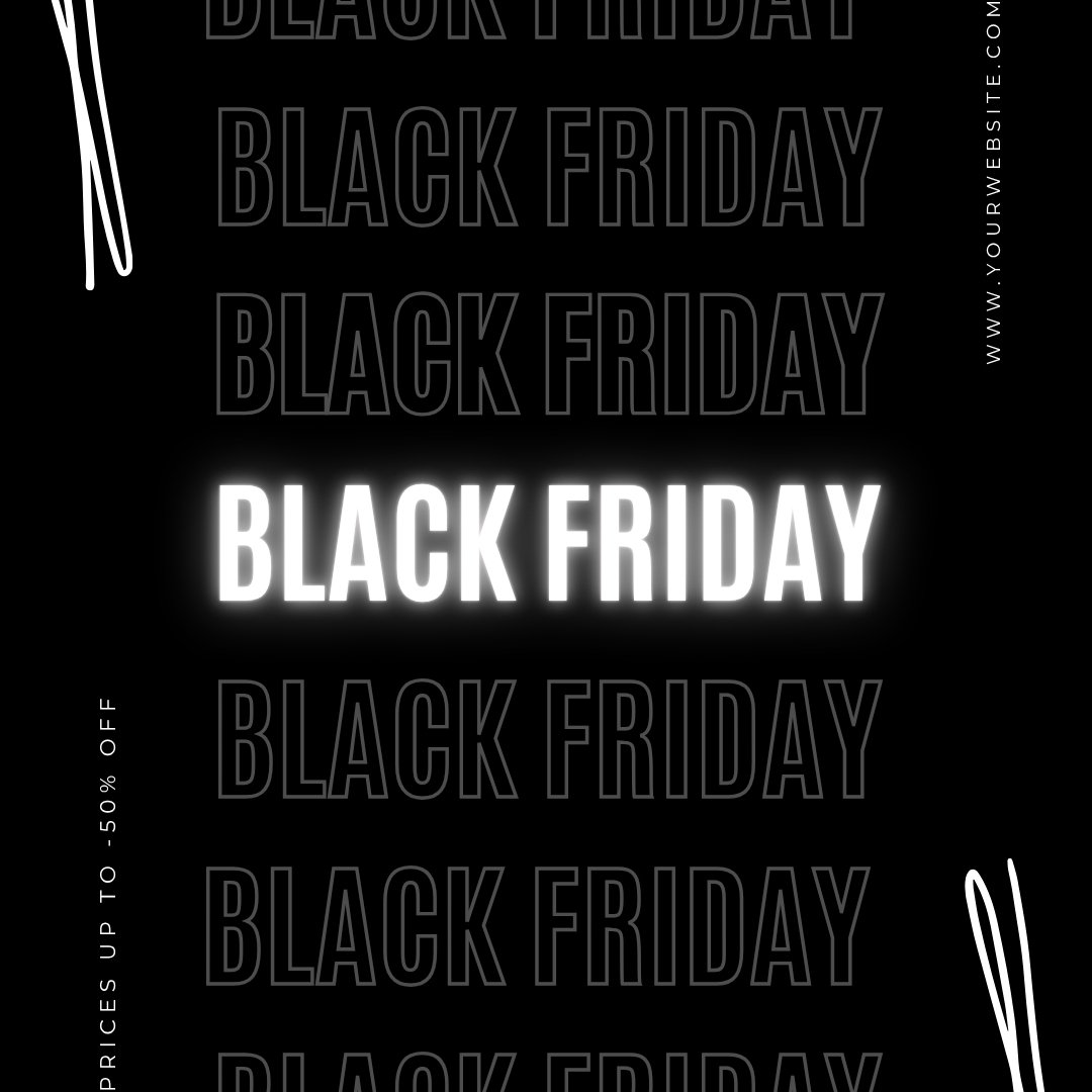 Square Black Friday Social Media Template