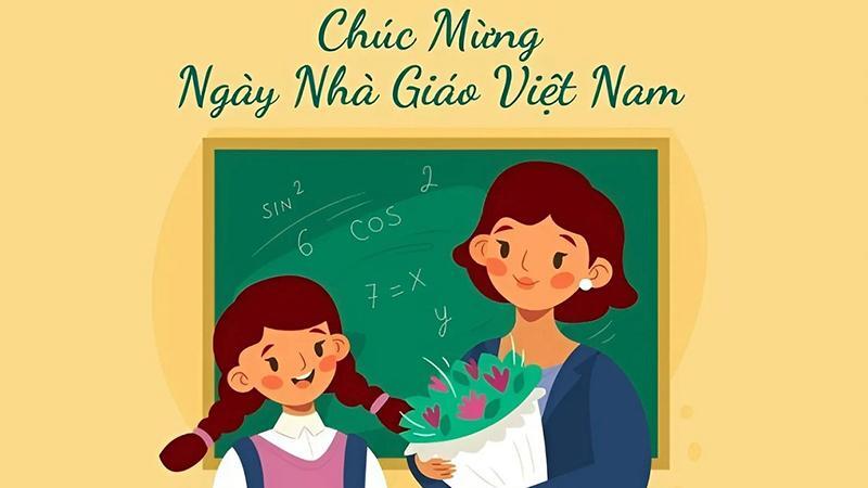 Background 20/11 cho tiểu học