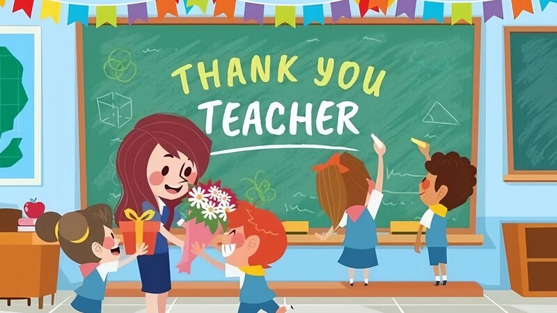 Background 20/11 cho mầm non, tiểu học