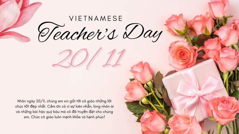 Background 20/11 có trích dẫn hay, ý nghĩa