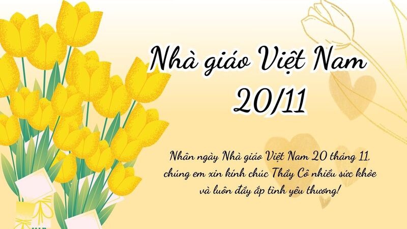 Background 20/11 có trích dẫn hay, ý nghĩa