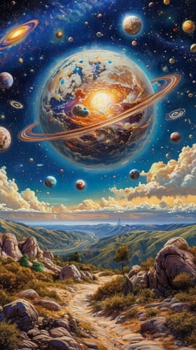 cả vũ trụ bao la lên màn hình