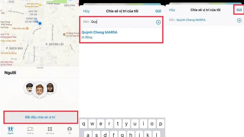 Mở ứng dụng “Tìm” trên iPhone