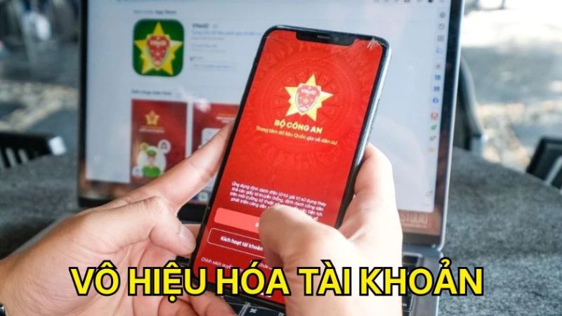 Vô hiệu hóa tài khoản VNeID nếu mất số điện thoại