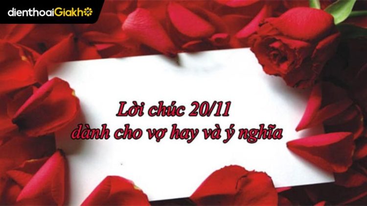 chúc vợ 20/11