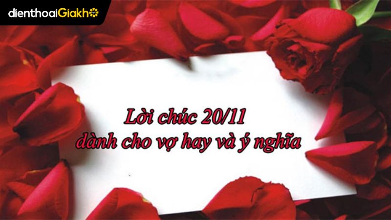 chúc vợ 20/11