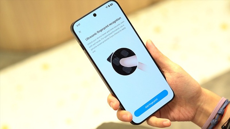 Âm thanh tốt, vân tay siêu âm và nhận diện khuôn mặt