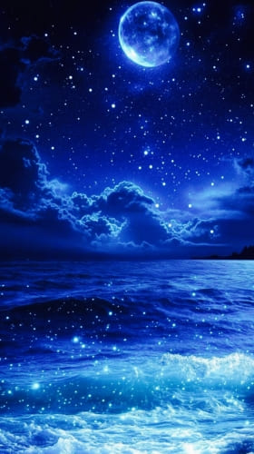 hình nền dải ngân hà hiệu ứng chiều sâu