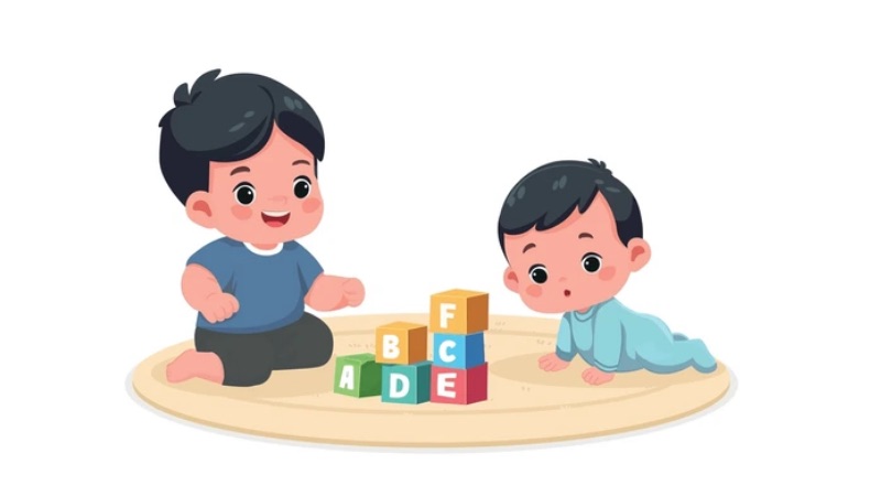 Hình nền em bé trai vector dễ thương mang đến phong cách ngộ nghĩnh và sinh động cho người xem